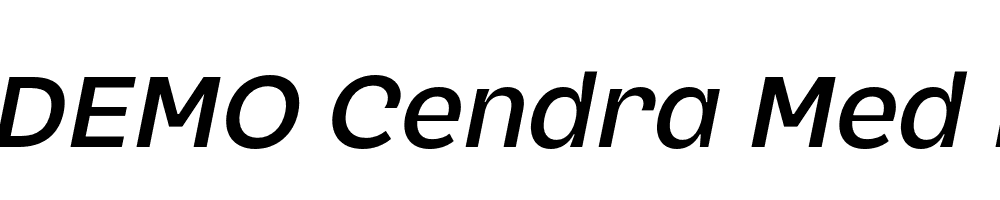 FSP DEMO Cendra Med Italic