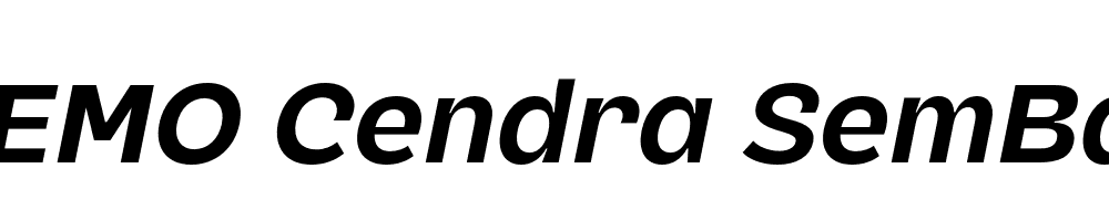 FSP DEMO Cendra SemBd Italic