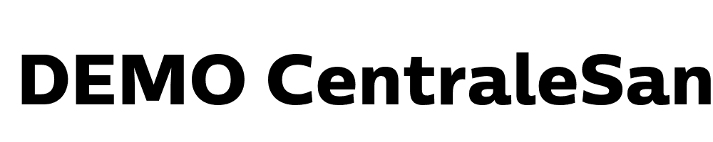  DEMO CentraleSans XBold XBold