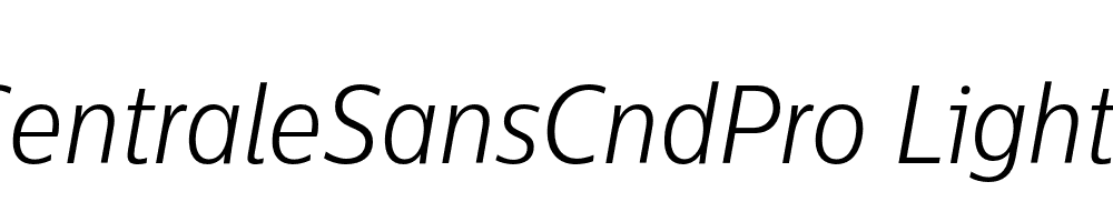  DEMO CentraleSansCndPro Light Light Italic