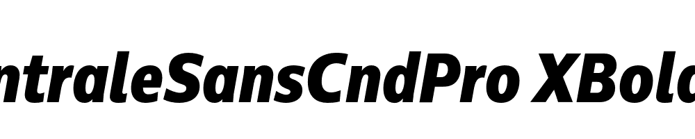  DEMO CentraleSansCndPro XBold XBold Italic