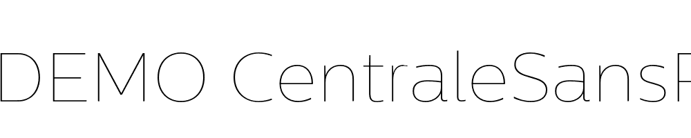  DEMO CentraleSansPro XThin XThin