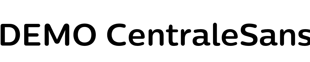  DEMO CentraleSansRnd Book Bold