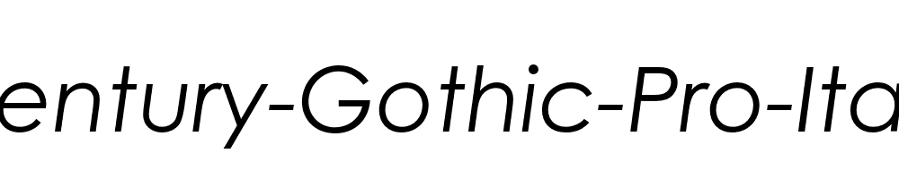 Century-Gothic-Pro-Italic