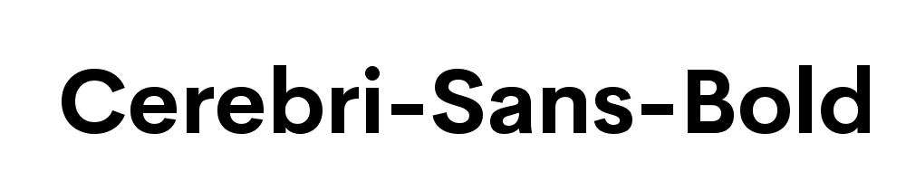 Cerebri-Sans-Bold