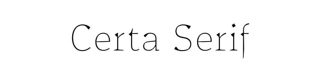 Certa Serif