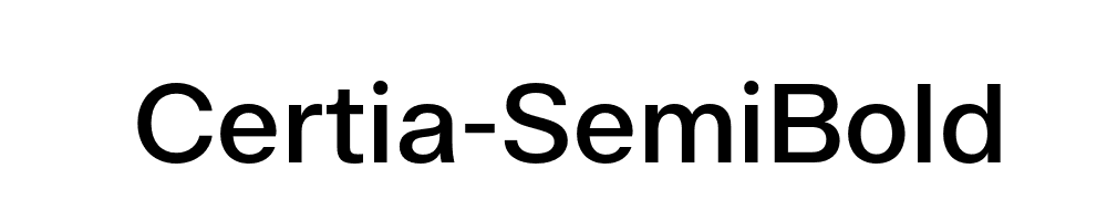 Certia-SemiBold