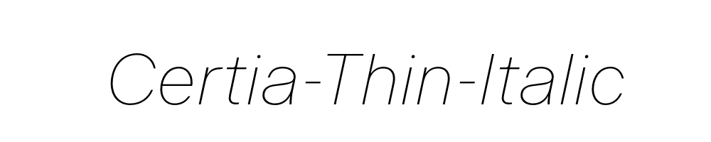 Certia-Thin-Italic