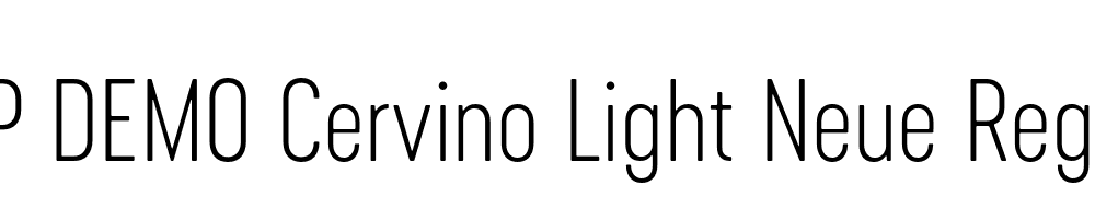 FSP DEMO Cervino Light Neue Regular