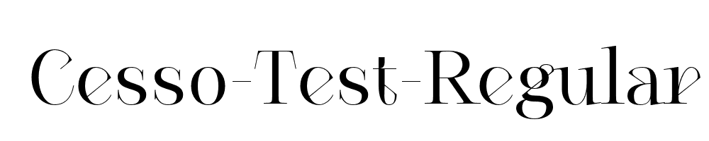 Cesso-Test-Regular