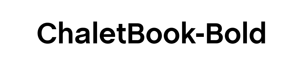 ChaletBook-Bold