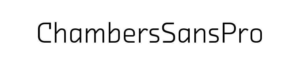 ChambersSansPro