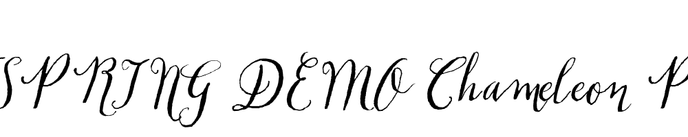  DEMO Chameleon Pen Italic