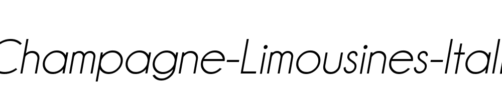 Champagne-Limousines-Italic