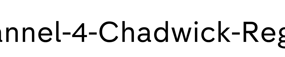 Channel-4-Chadwick-Regular