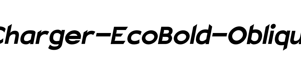 Charger-EcoBold-Oblique