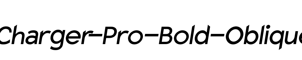 Charger-Pro-Bold-Oblique