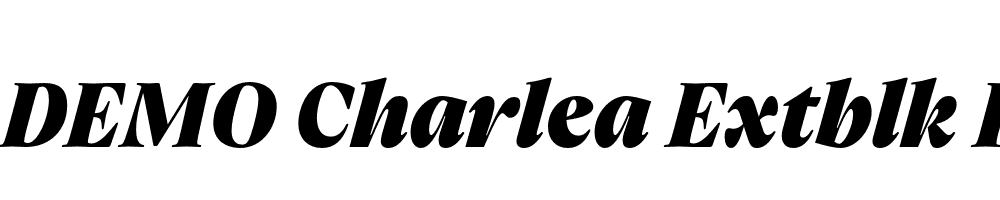 FSP DEMO Charlea Extblk Italic