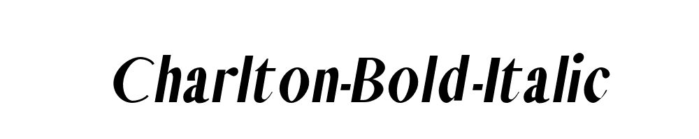 Charlton-Bold-Italic