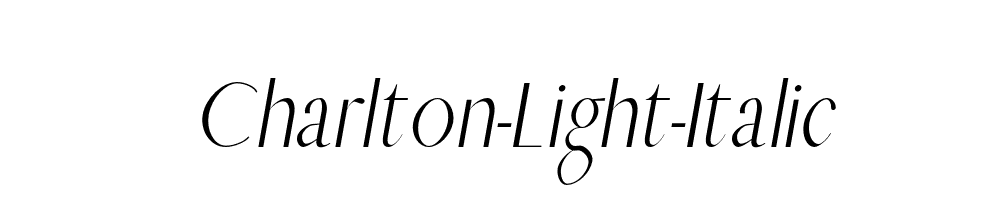 Charlton-Light-Italic