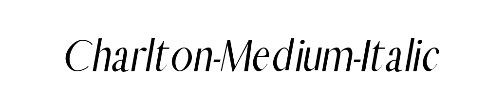 Charlton-Medium-Italic