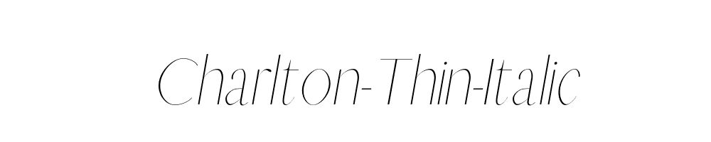 Charlton-Thin-Italic