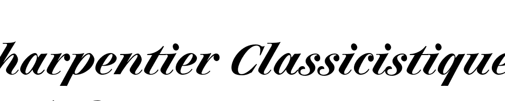  DEMO Charpentier Classicistique Pro Semibold Italic