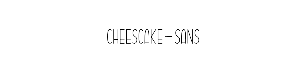 Cheescake-Sans