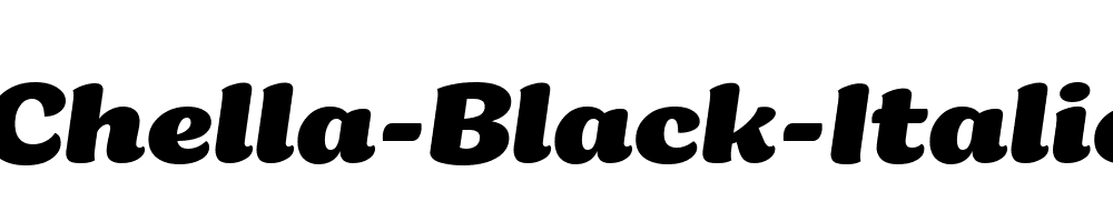 Chella-Black-Italic