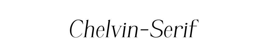 Chelvin-Serif