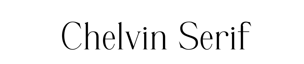 Chelvin Serif