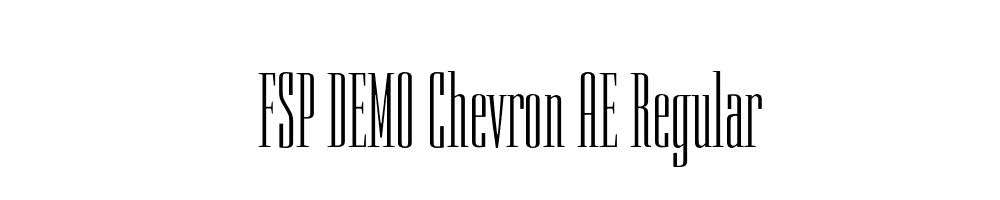 FSP DEMO Chevron AE Regular