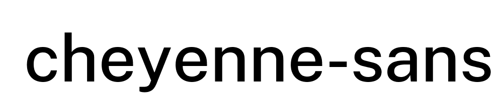 Cheyenne Sans