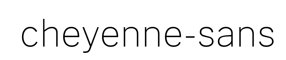 Cheyenne Sans