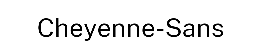 Cheyenne-Sans