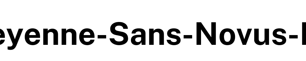 Cheyenne-Sans-Novus-Bold