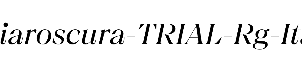 Chiaroscura-TRIAL-Rg-Italic