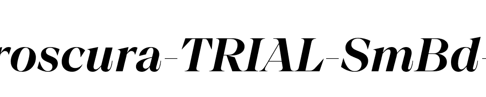 Chiaroscura-TRIAL-SmBd-Italic