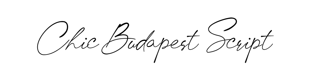 Chic Budapest Script