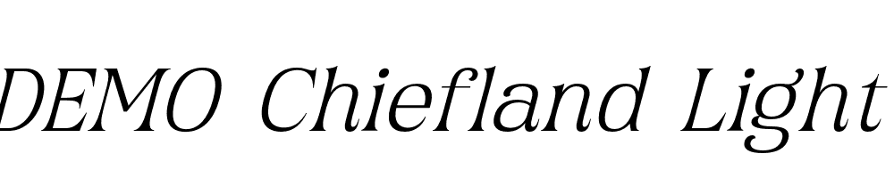 FSP DEMO Chiefland Light Italic