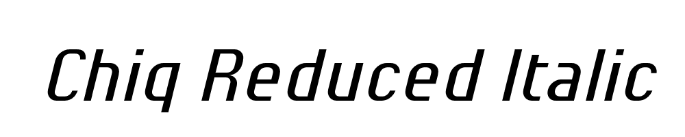 Chiq-Reduced-Italic