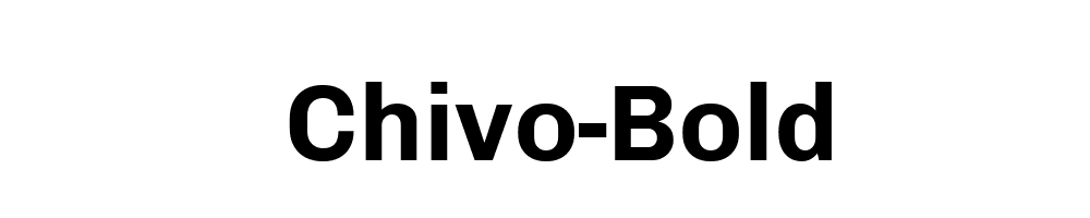 Chivo-Bold