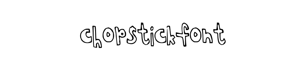 chopstickfont