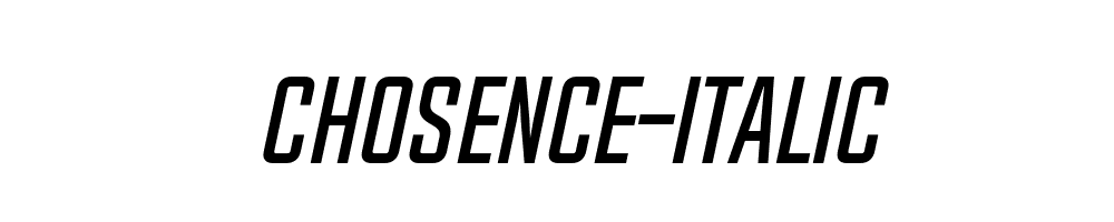 Chosence-Italic