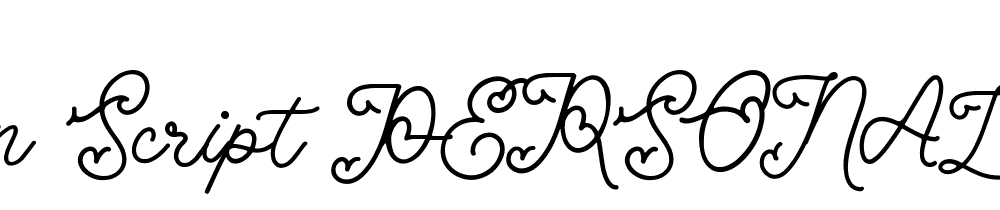 Chottlen Script Personal Use