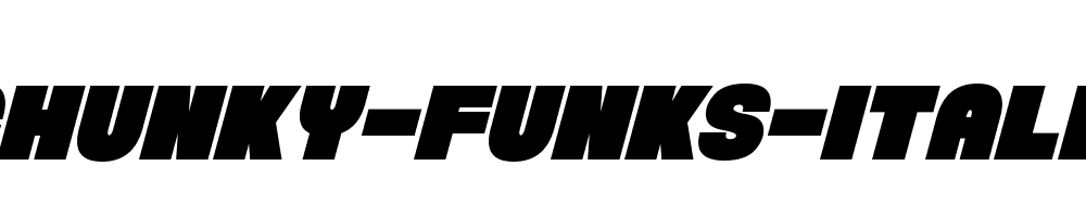 Chunky-Funks-Italic