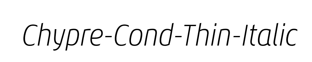 Chypre-Cond-Thin-Italic