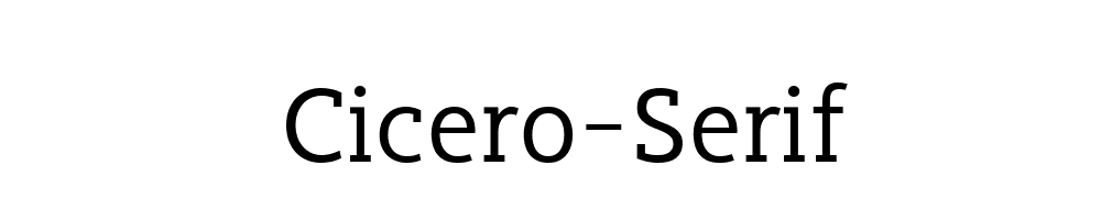 Cicero-Serif