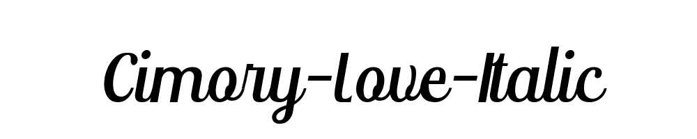 Cimory-Love-Italic