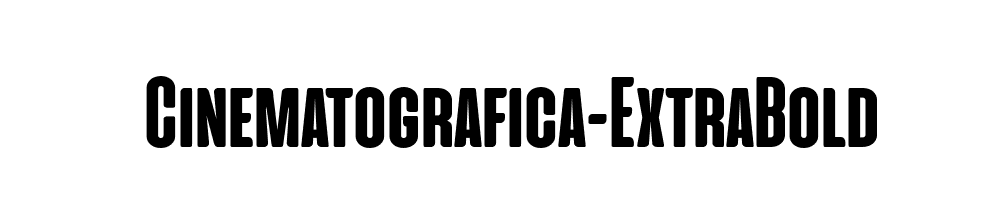 Cinematografica-ExtraBold